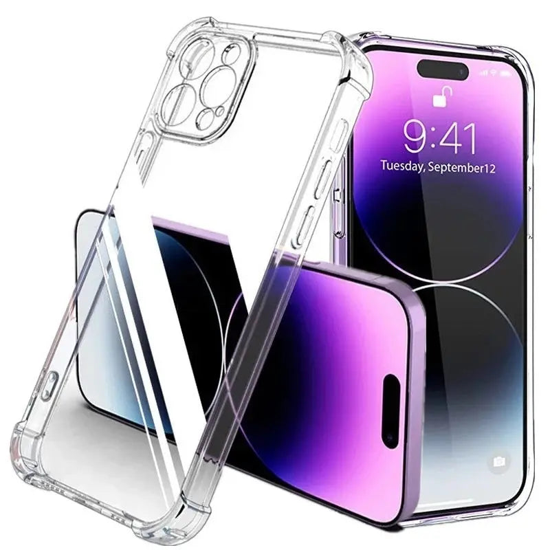 Airbag Transparent Drop-resistant Phone Case Gadgystox