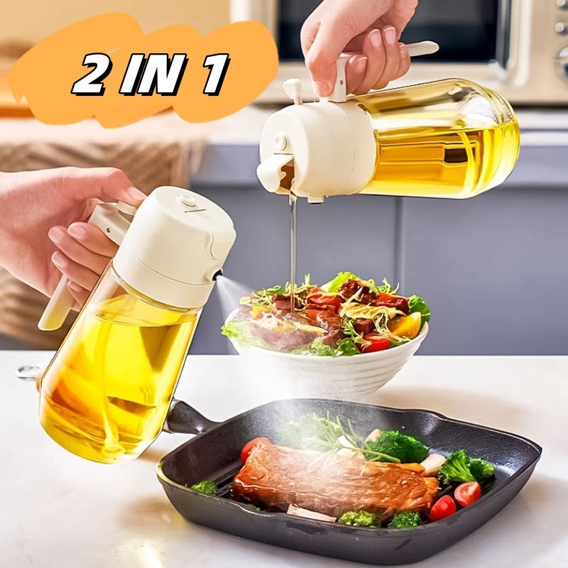 2-in-1 Oil Sprayer & Dispenser - Gadgystox