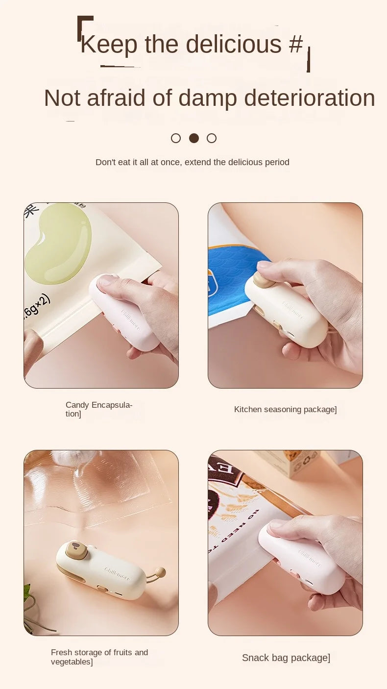 Mini Bag Sealer: The Ultimate Solution for Food Preservation - Gadgystox