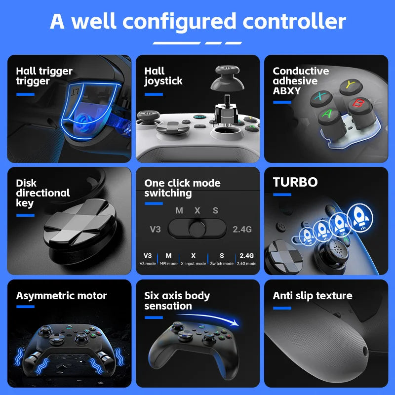 G6 Mobile Game Controller For Switch/IOS/Andriod/PC - Gadgystox