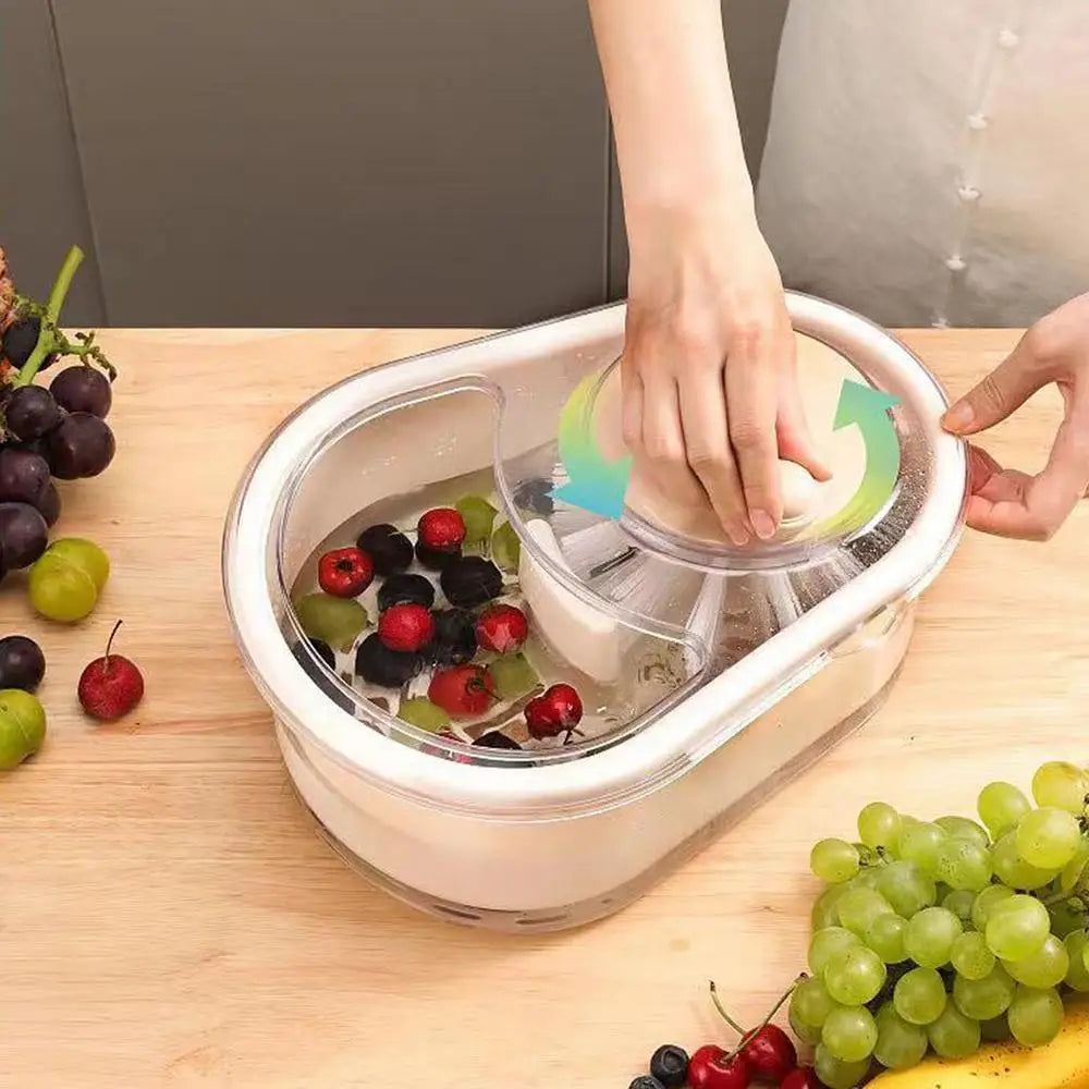 Vegetable Fruit Cleaning Spinner - Gadgystox