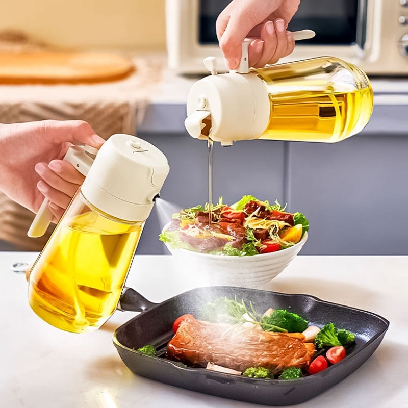 2-in-1 Oil Sprayer & Dispenser - Gadgystox