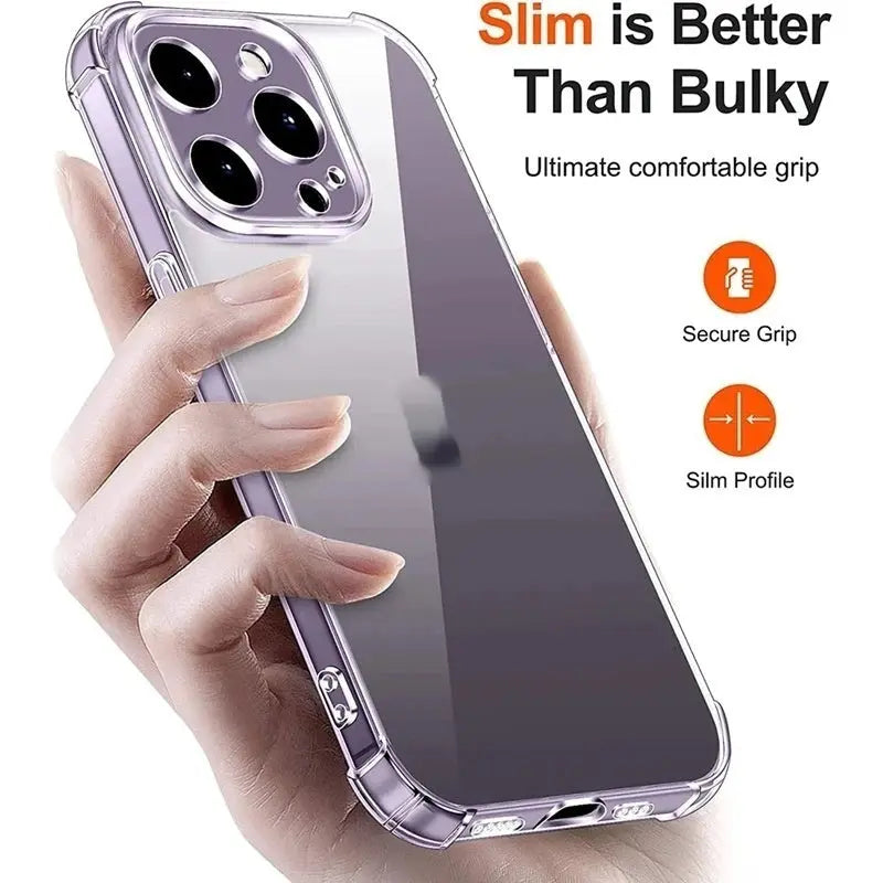 Airbag Transparent Drop-resistant Phone Case Gadgystox