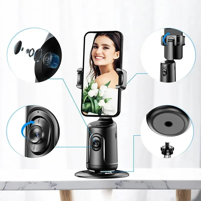 360 Auto Face Tracking Gimbal - Gadgystox