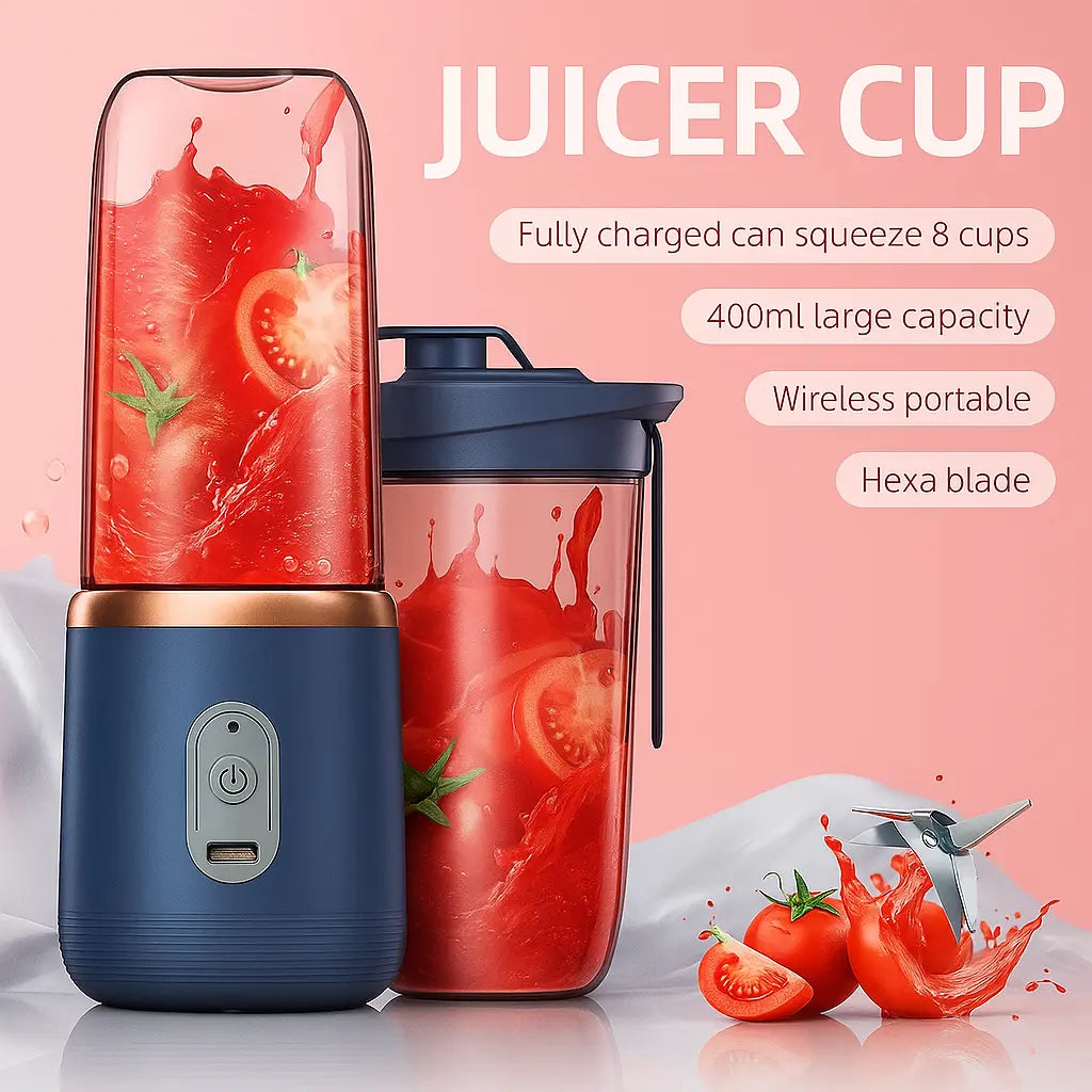 Wireless and Portable Juice Blender: Your Perfect Kitchen Companion - Gadgystox