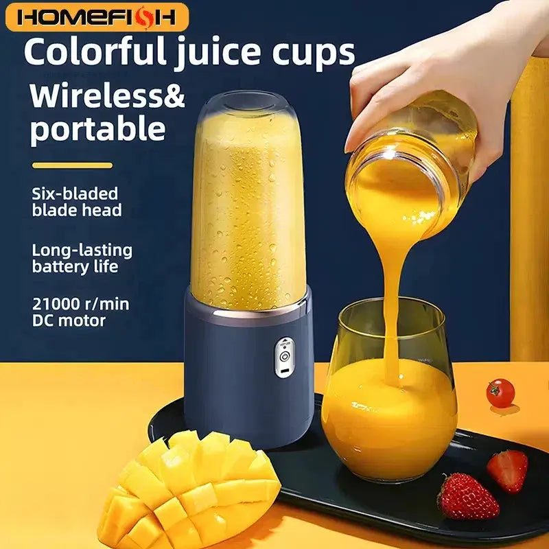 Wireless and Portable Juice Blender: Your Perfect Kitchen Companion - Gadgystox