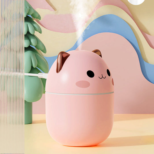 Air Humidifier Cute Cat Ultra-Silent USB Office Household Bedroom Car Aromatherapy Air Purifier With Led Cool Mist Spray Gadgystox