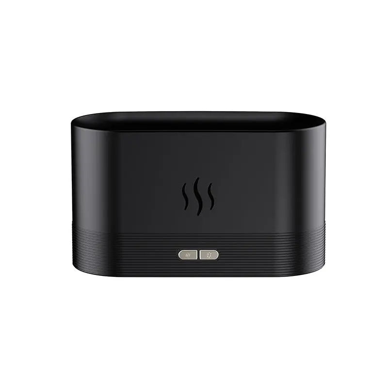 Aroma Diffuser With Flame Light Mist Humidifier Aromatherapy Diffuser With Waterless Auto-Off Protection For Spa Home Yoga Office Gadgystox