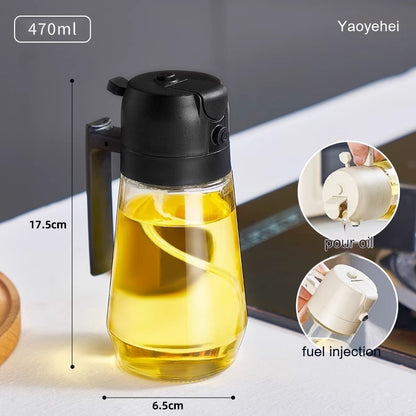 2-in-1 Oil Sprayer & Dispenser - Gadgystox
