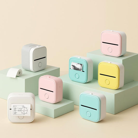 Portable Mini Thermal Label Printer - Gadgystox