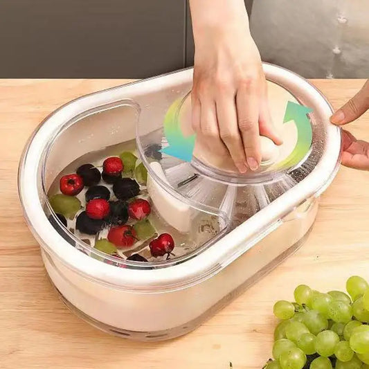 Vegetable Fruit Cleaning Spinner - Gadgystox