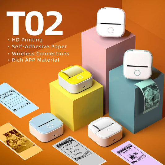 Phomemo T02 Mini Portable Printer - Gadgystox