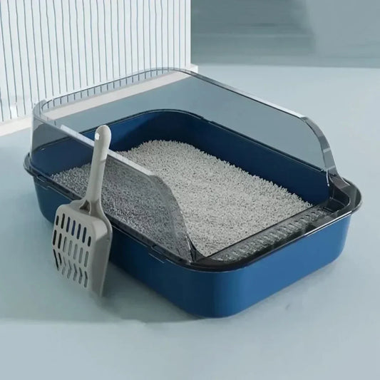 Cat Litter Box (Semi-enclosed) - Gadgystox