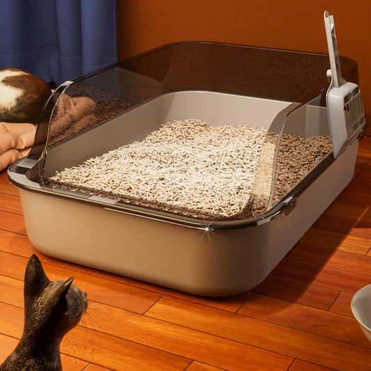 Cat Litter Box (Semi-enclosed) - Gadgystox