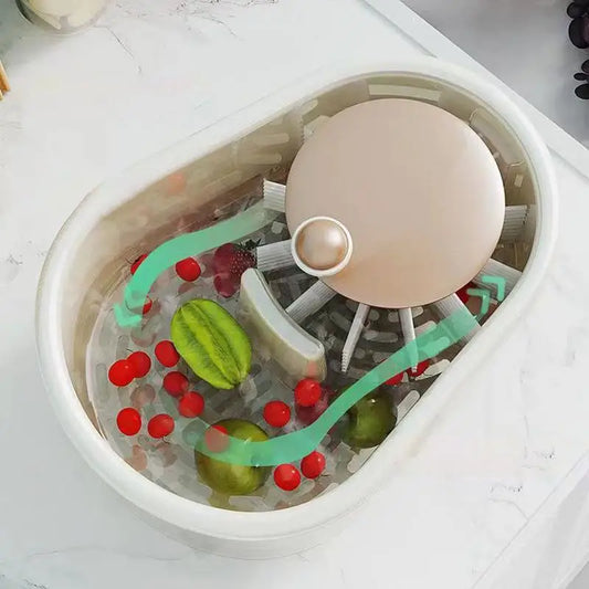 Vegetable Fruit Cleaning Spinner - Gadgystox
