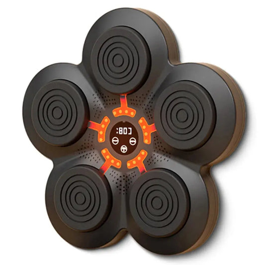 Smart Music Boxing Machine – LED Punch Pad for Home Fitness & Training - Gadgystox