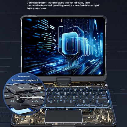 360 Swivel Keyboard Clear Case - Gadgystox