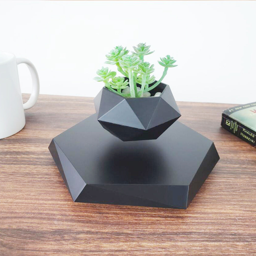 Floating Magnetic Levitating Flower Pot - Gadgystox