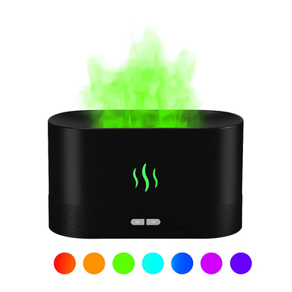 Flame Mist Humidifier & Aroma Diffuser Gadgystox