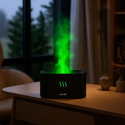 Flame Mist Humidifier & Aroma Diffuser Gadgystox
